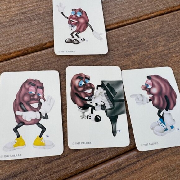 THE CALIFORNIA RAISINS CARD GAME VINTAGE 1987 - Picture 7 of 11